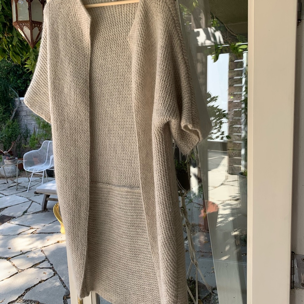Iperico Italian Open Cardigan Wrap Knit Sweater OS